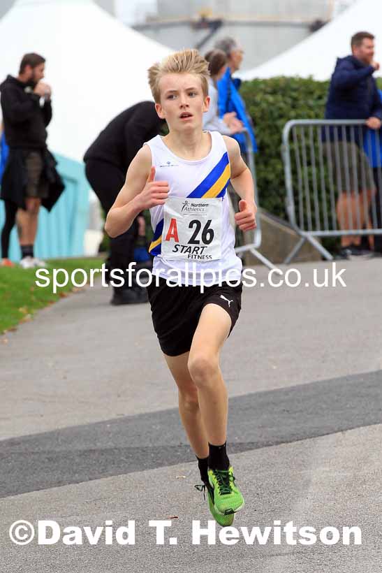 Boys under-13s 2022 Northern Road Relays, SportsCity, Manchester. Photo: David T. Hewitson/Sports for All Pics